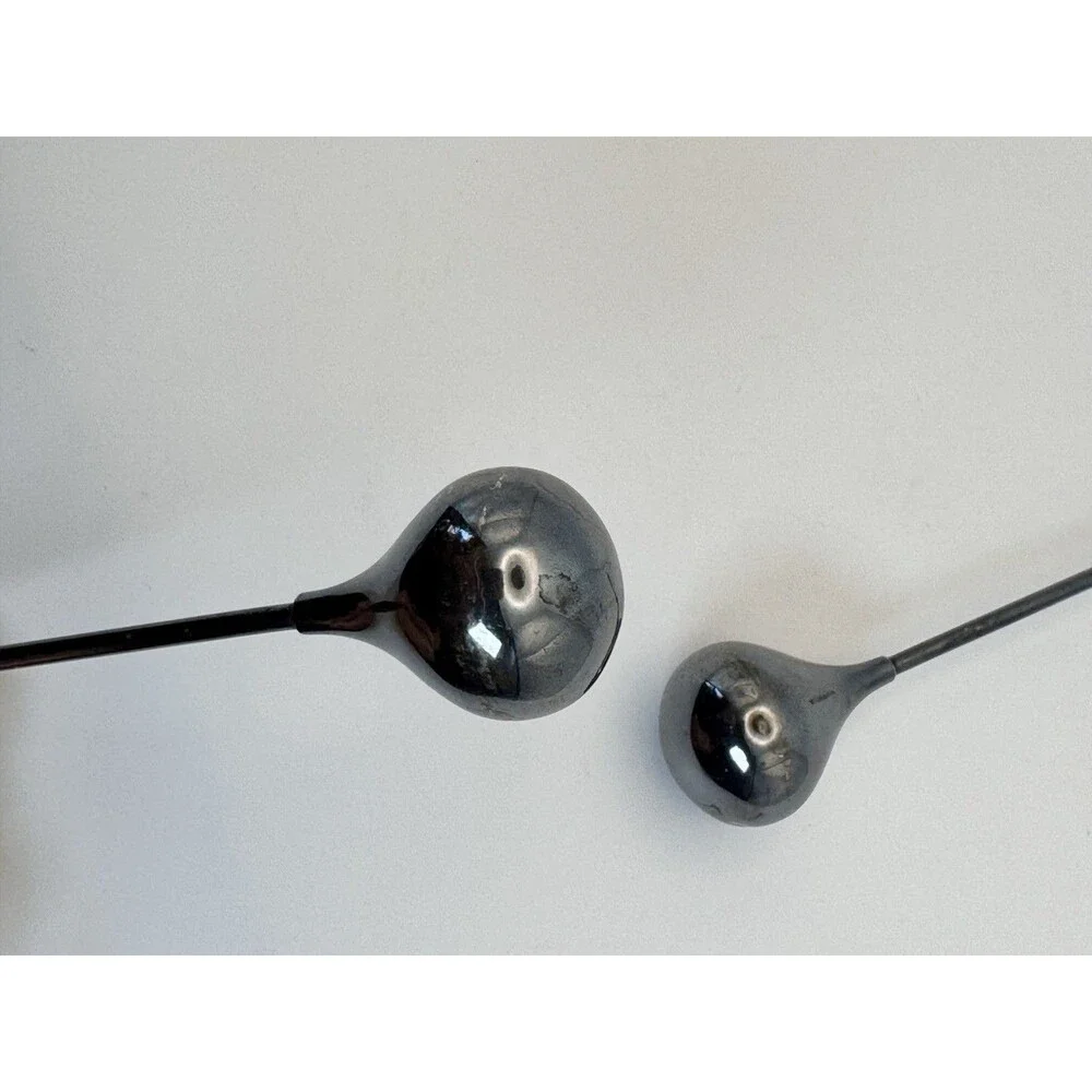 Vintage MCM Danish Drink Cooler Stirrers Set of 2 Cocktail Silver Plated Barware